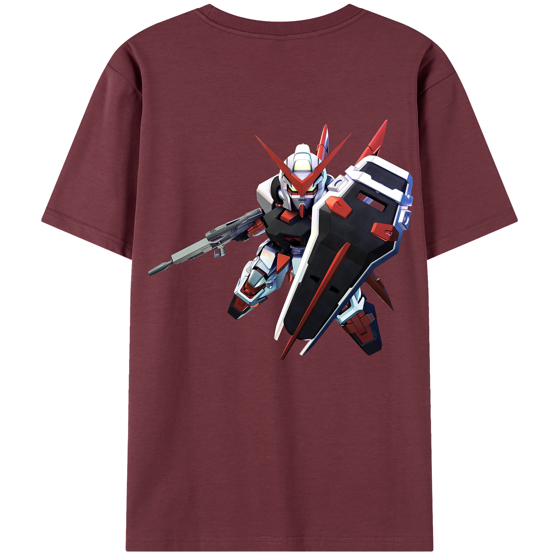 （画像用） 機動戦士ガンダム Mobile Suit Gundam 綿100％半袖Tシャツ（背面プリント）